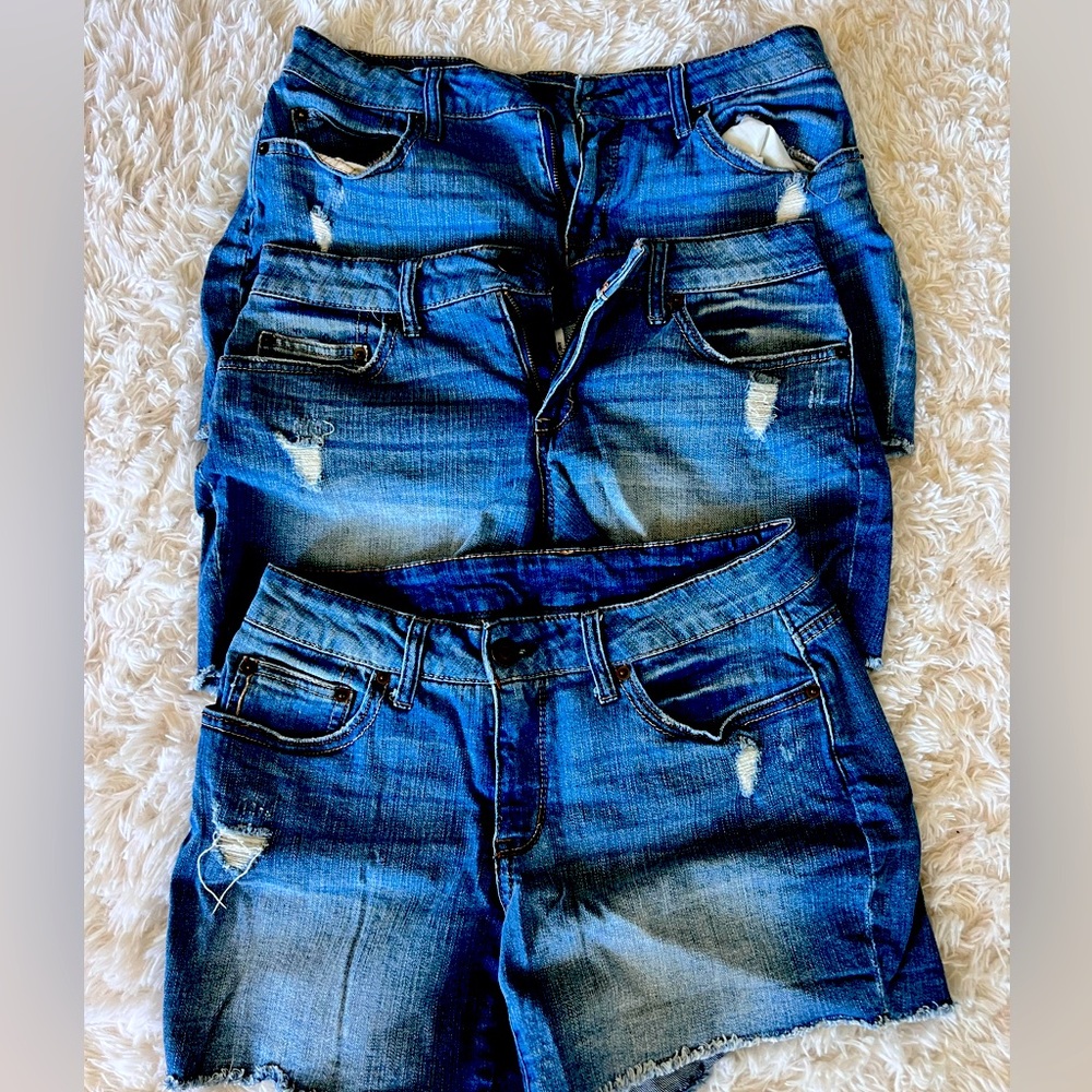 Denim short 3 pack
